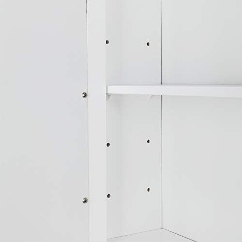 Shyneer Single Door Mirror Bathroom Cabinet