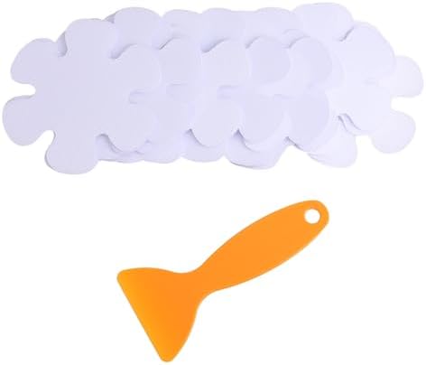 Mobestech 20pcs Non-Slip Flower Bathtub Stickers