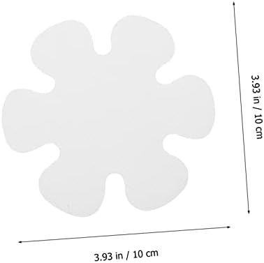 PRETYZOOM 1 Set Flower Shaped Non-Slip Bathtub Floor Stickers