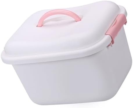 Alipis 1pc Plastic Medicine Cabinet Organizer Case Portable Storage Box
