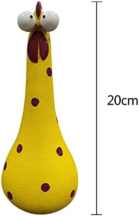 Resin Silly Chicken Decor Figurine Home Sculpture