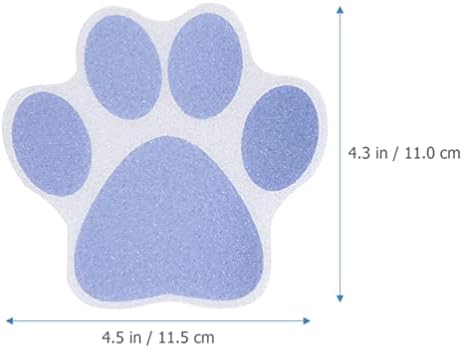 iplusmile Non-Slip Paw Print Bathtub Stickers 10pcs 1