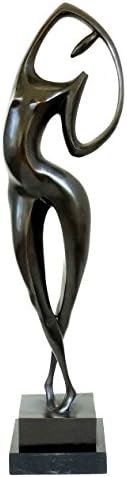 Contemplation - Modern Art Nude Bronze Statue Signed Milo