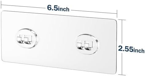 MAXIFFE 4 PCS Adhesive Shower Caddy Replacements