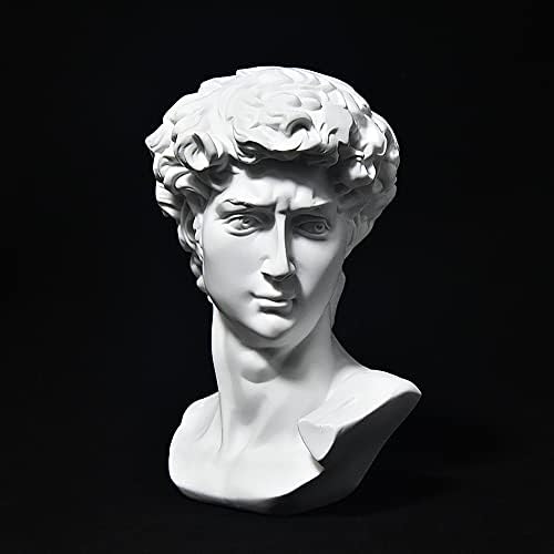 Greek Statue of David Resin Bust 6 Inch Home Decor