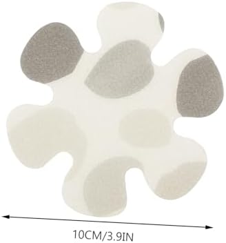 IMIKEYA Floral Bathroom Non-Slip Stickers