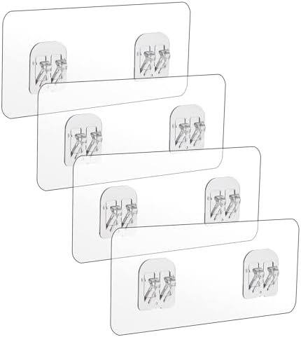 cobee 8 Pcs Shower Caddy Adhesive Hooks 1