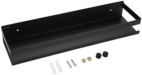 OwnMy Stainless Steel Shower Shelf 16 Inch Black