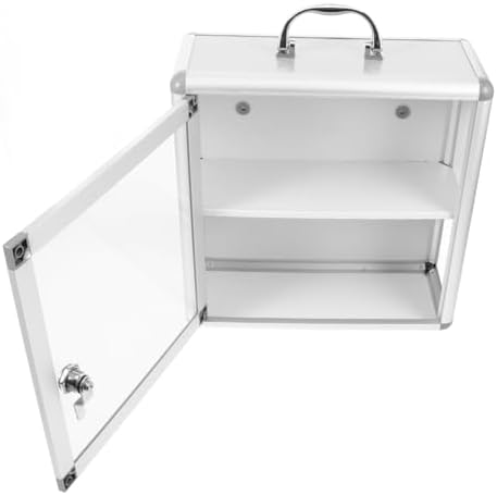 Amosfun Wall Medicine Cabinet Organizer with Multiple Compartments 1