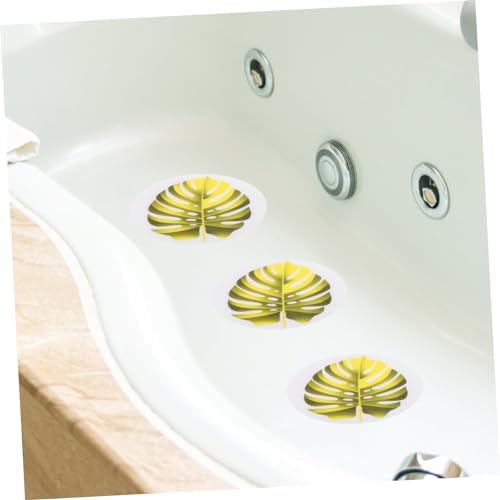 1 Set Leaf Bathtub Stickers Non-Slip Decals for Safety and Fun