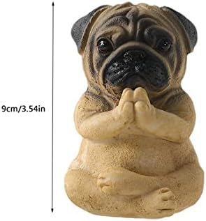 Creative Yoga Dog Indoor Statue Home Decor