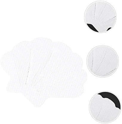 12pcs Non-Slip Bathtub Stickers with White Sea Shell Design