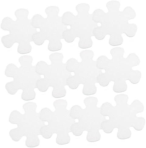 WOONEKY Shower Stickers Set of 12 Anti-Slip Bath Mat Decals