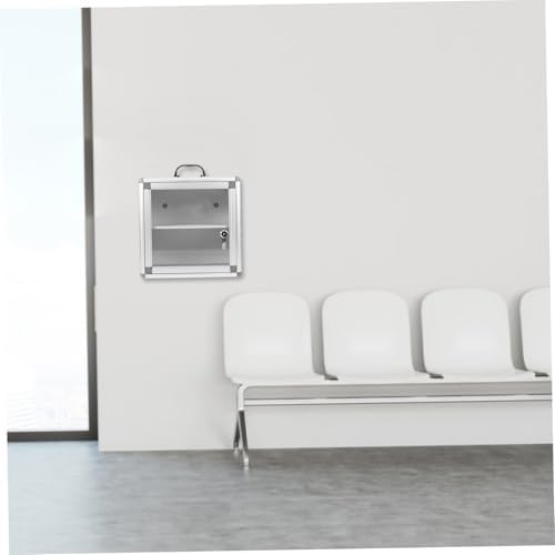Wall Mounted Medicine Cabinet with Transparent Panel