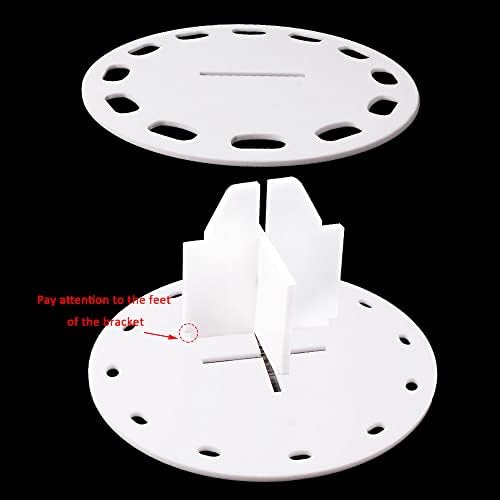 Yoseng 12 Hole Rotating Brush Holder for Ink Blending White