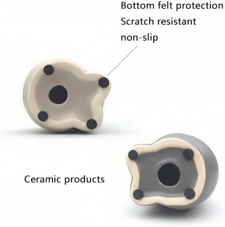 Ceramic Elephant Couple Ornament Set of 2
