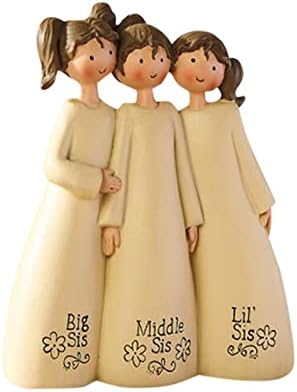 Nudsfuii Small Statue Figurine for Friendship Decor