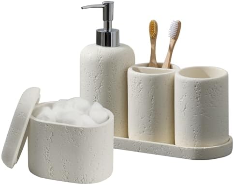 Haocoott 5PCS Modern Bathroom Accessory Set