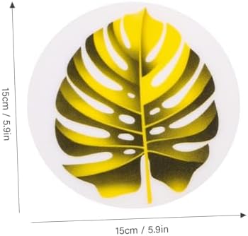 Ciieeo Non-Slip Leaf Bathtub Decals