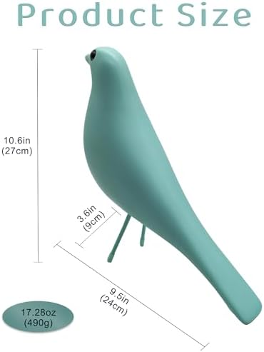 Mid Century Modern Bird Figurines - Decorative Sculptures