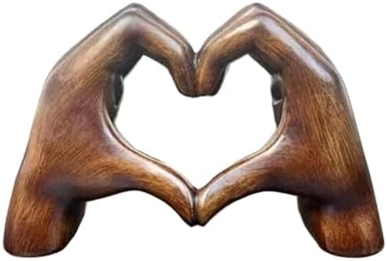 Sturdy Heart Hands Sculpture Home Decor Figurine