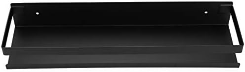 OwnMy Stainless Steel Shower Shelf 16 Inch Black
