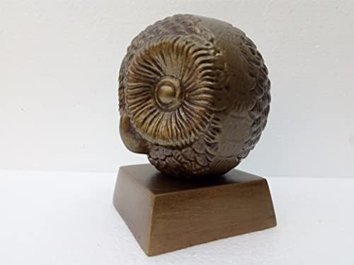 55 Inches Metal Owl Statue for Living Room Decor