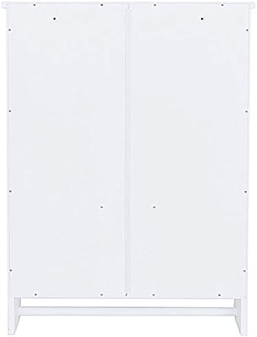 Gharpbik Bathroom Wall Cabinet 2 Door Storage Cabinet White