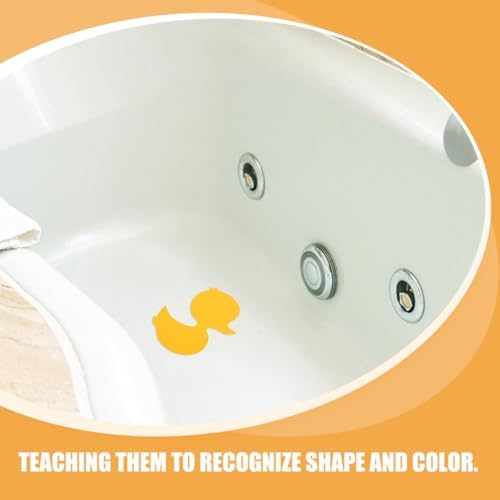 PRETYZOOM 20pcs Duck Bath Stickers Non-Slip Safety Decals 1