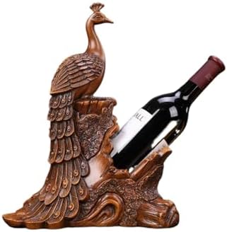 Feng Shui Resin Wealth Ornament with Peacock Design