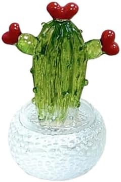 Nudsfuii Small Cactus Statue - Decorative Sculpture for Home Office