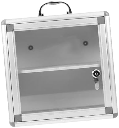 Wall Mounted Medicine Cabinet with Transparent Panel
