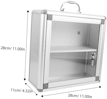 Amosfun Wall Medicine Cabinet Organizer with Multiple Compartments 1