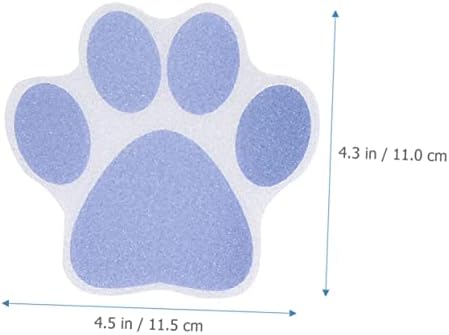 ABOOFAN 20 Pcs Dog Paw Print Non-Slip Stickers 1
