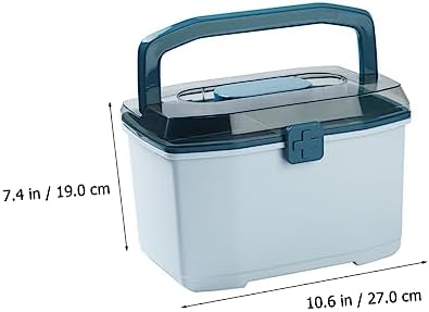 Lightweight Lockable Medicine Storage Cabinet with Handle