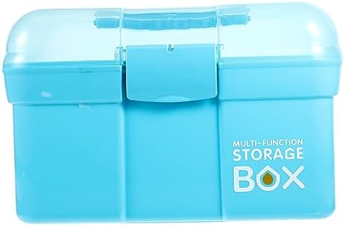 Vaguelly Portable Medicine Cabinet with Handle for Home Travel