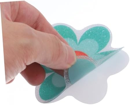 ABOOFAN 4Pcs Non Slip Bathtub Stickers with Flower Design