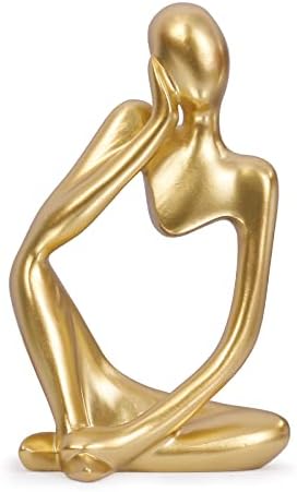 INNOLITES Abstract Thinker Sculpture Resin Statue for Home Decor