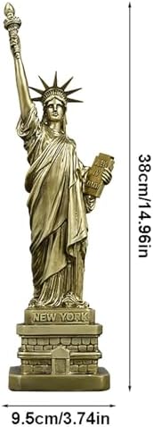 Elegant Gold Statue of Freedom Women God Desktop Ornament