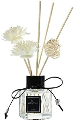 White Fibre Statue with Glass Diffuser and LED Light