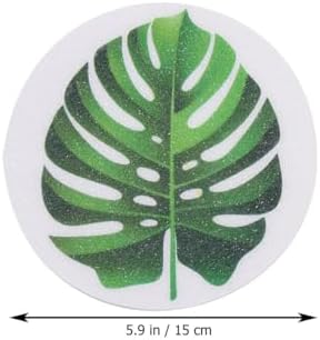 1set Leaf Bathtub Stickers Non-Slip Safety Decals