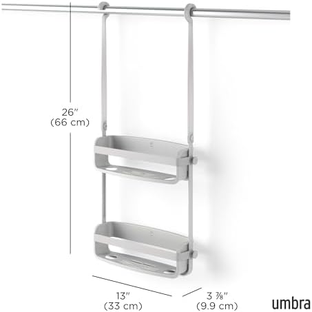 Umbra Flex Shower Caddy with Adjustable Shelves