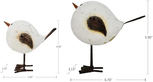 Aecipl Wood Seagull Sculpture Nautical Decor Statue