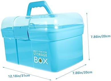 Vaguelly Portable Medicine Cabinet with Handle for Home Travel