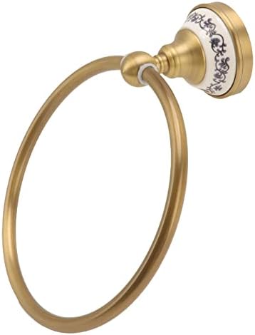 Hyuduo Antique Brass Towel Holder for Bathroom 1
