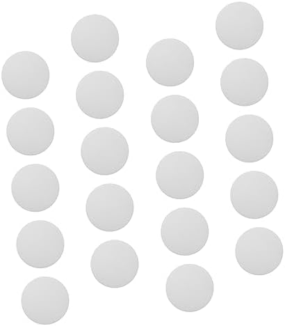 VOSAREA 20Pcs Round Transparent Safety Stickers for Bathrooms Stairs Pools