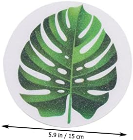 PRETYZOOM Leaf Shape Anti Slip Bath Decals