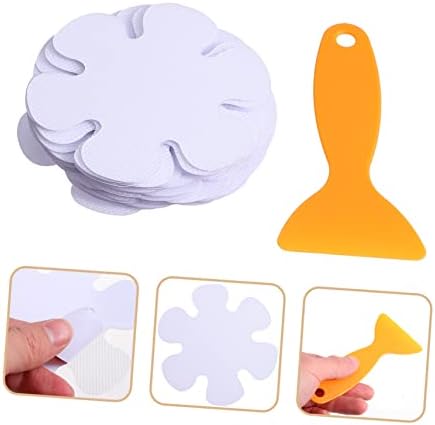 20pcs Non-Slip Flower Stickers for Bathroom