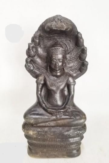 Generic Buddha Statue in Nakprok Posture Gold