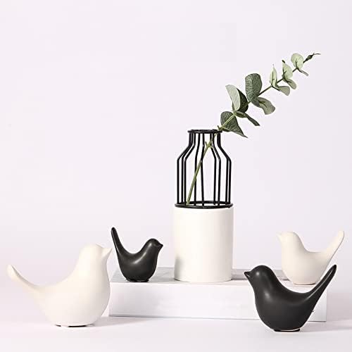 Modern Ceramic Bird Statue for Home Decor